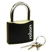 Rolson 66409 Black Padlock 60mm