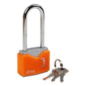 Rolson 66545 40mm Iron Padlock with Long Shackle 58mm