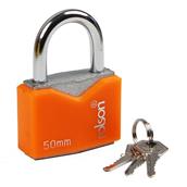 Rolson 66546 50mm Iron Padlock with 3 Keys