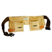 Rolson 68627 Economy Double Tool Pouch Leather