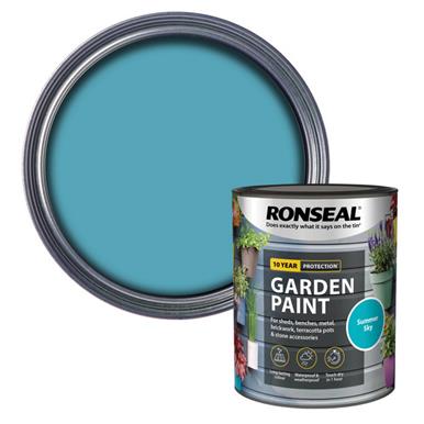 Ronseal Garden Paint Summer Sky 750ml