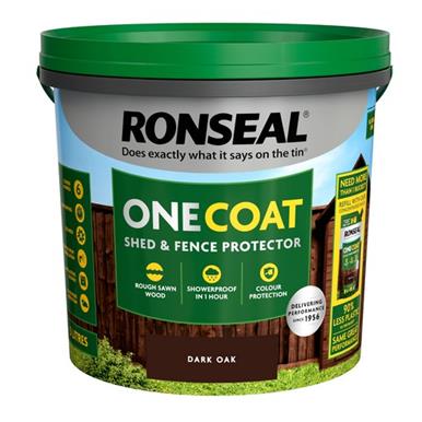 Ronseal Fence Life One Coat Shed & Fence Protector Dark Oak 5L