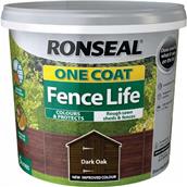 Ronseal Fence Life Dark Oak 5L