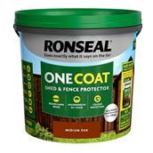 Ronseal Fence Life One Coat Shed & Fence Protector Medium Oak 5L