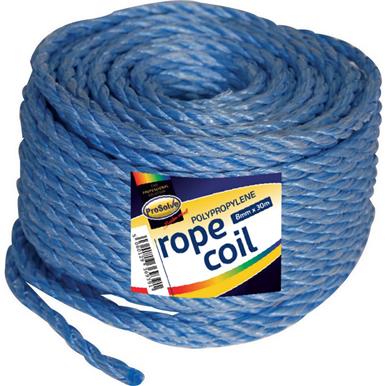 Gladiator RD8BR20 Blue Poly Rope Mini Coil 8mm x 20m