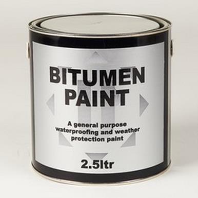Rose Bitumen Paint Black 2.5L