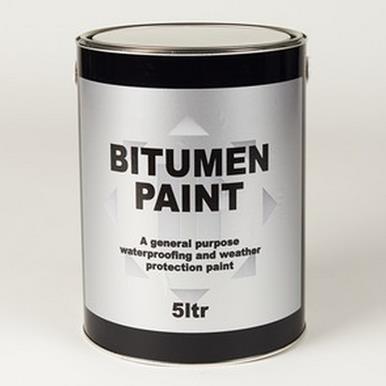 Rose Bitumen Paint Black 5L
