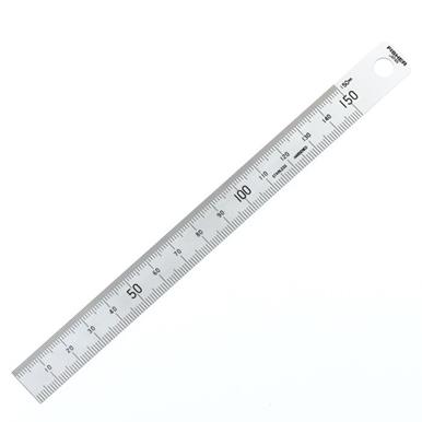 RST FC06 Satin Chrome Rule Imperial & Metric 6&quot; (150mm)