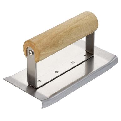 RST RTR121 Edging Trowel  Wood Handle 6&quot; x 3&quot;