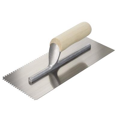 RST RTR6255 V Notched Trowel Wood Handle 3mm