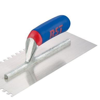 RST RTR8002 Square Notched Trowel Soft Grip Handle 6mm