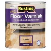 Rustins Floor Varnish Clear Gloss 1L * Clearance *