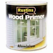 Rustins Wood Primer 250ml Aluminium