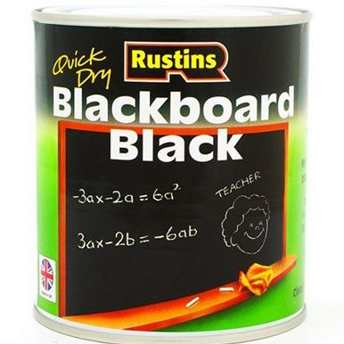 Rustins Blackboard Paint Black 500ml