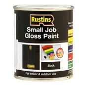 Rustins Quick Dry Small Job Gloss Black 250ml