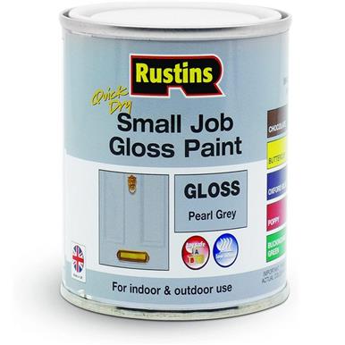 Rustins Quick Dry Small Job Gloss Pearl Grey 250ml