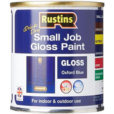 Rustins Quick Dry Small Job Gloss Oxford Blue 250ml