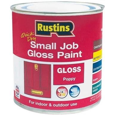 Rustins Quick Dry Small Job Gloss Poppy 250ml