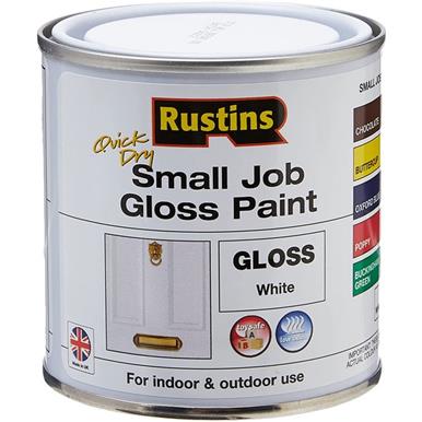 Rustins Quick Dry Small Job Gloss White 250ml