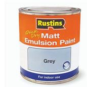 Rustins Matt Emulsion Grey 250ml