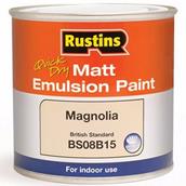 Rustins Matt Emulsion Magnolia 250ml