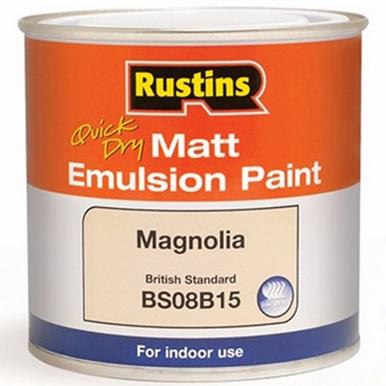 Rustins Matt Emulsion Magnolia 500ml