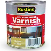 Rustins Quick Dry Poly Varnish Gloss Clear 250ml