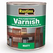 Rustins Quick Dry Poly Varnish Matt Clear 250ml