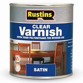Rustins Quick Dry Poly Varnish Satin Clear 250ml