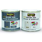 Rustins Small Job Primer and Undercoat Grey 250ml