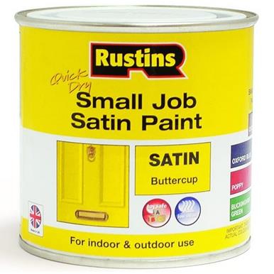 Rustins Quick Dry Small Job Buttercup Satin 250ml