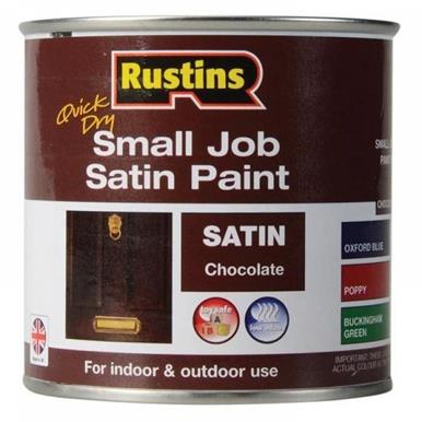 Rustins Quick Dry Small Job Chocolate Satin 250ml