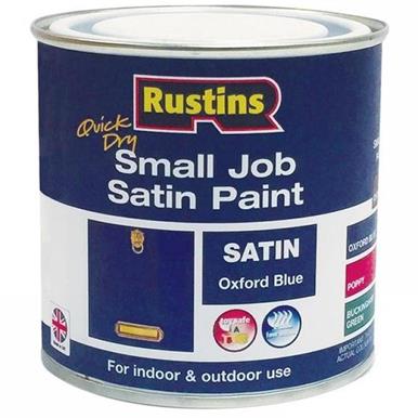 Rustins Quick Dry Small Job Oxford Blue Satin 250ml