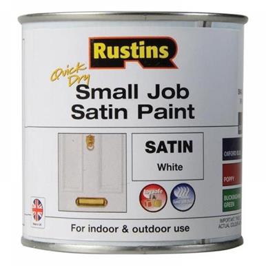 Rustins Quick Dry Small Job White Satin 250ml