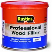 Rustins Professional Wood Filler  White 500g