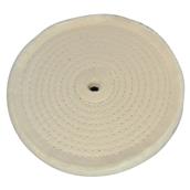 Silverline (105888) Spiral-Stitched Cotton Buffing Wheel 150mm