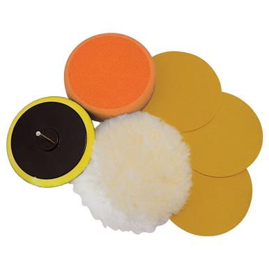 Silverline (107912) Sanding & Polishing 125mm 6Pc Kit