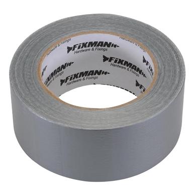 Fixman (189098) Heavy Duty Duct Tape 50mm x 50m Silver