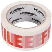 Fixman (191480) FRAGILE Packing Tape 48mm x 66m