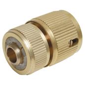 Silverline (196506) Quick Connector Auto Stop Brass 1/2