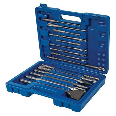 Silverline (196570) SDS Plus Masonry Drill & Steel Set 15pce