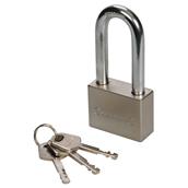 Silverline (199876) Steel Padlock Long Shackle 40mm