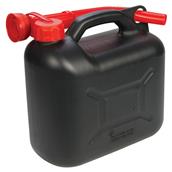 Silverline (199991) Plastic Fuel Can 5Ltr Black