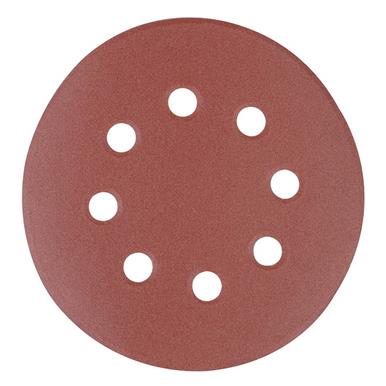 Silverline (206505) Hook & Loop Discs Punched 125mm 240 Grit Pack of 10