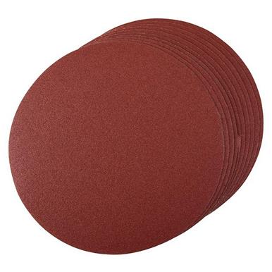Silverline (224522) Hook & Loop Discs 250mm 80 Grit Pack of 10
