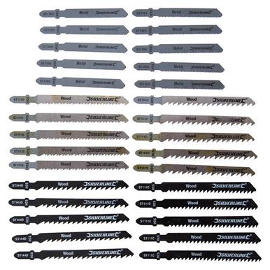 Silverline (234184) Jigsaw Blade Set 30pce Wood/Metal