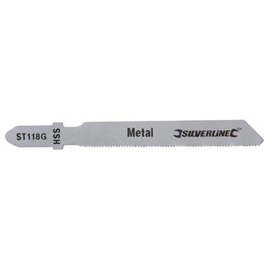 Silverline (234320) Jigsaw Blades for Metal Pack of 5 ST118G