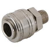 Silverline (237552) Euro Air Line Male Thread Quick Coupler 1/4