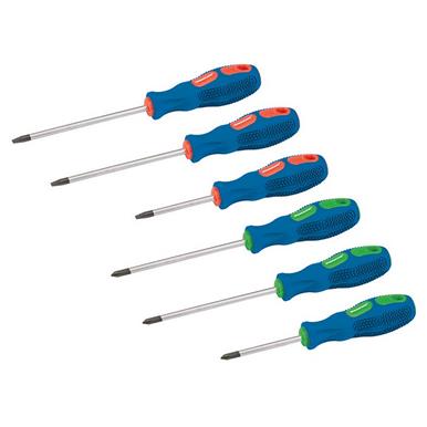 Silverline (244137) General Purpose Screwdriver Set Phillips 6pc