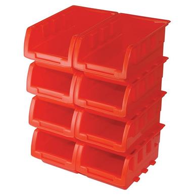 Silverline (250968) Stacking Boxes Set 8pce 165 x 105 x 75mm